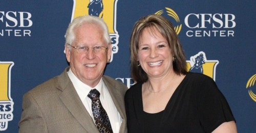 In January, Bob Doty joined daughter, Jill, in the Murray State Athletics Hall of Fame becoming the first father-daughter duo in University history to do so.