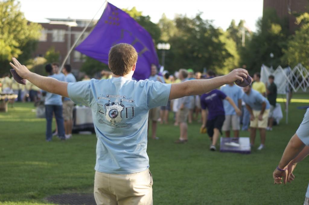 Interfraternity Council Rush began Monday and will end next Monday, Sept. 17. Rush is hosted in an effort to recruit new members to the Greek organizations and to introduce all of the brotherhoods to the prospective pledges. || Jordie Oetken/The News
