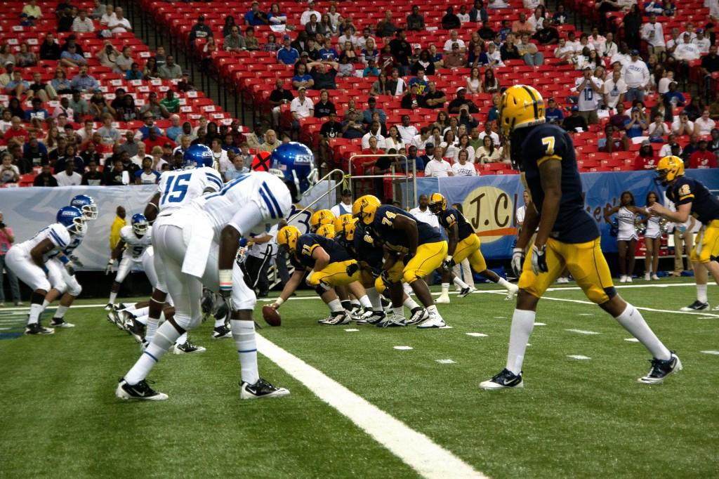 Head Coach Chris Hatcher has run the “Hatch Attack” offense since he was a quarterback at Valdosta State. || File photo
