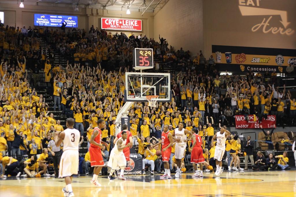 Murray State has been selected along with 12 other schools to be featured by ESPNU in  their nationally televised basketball preview show on Friday, Oct. 12. || File Photos