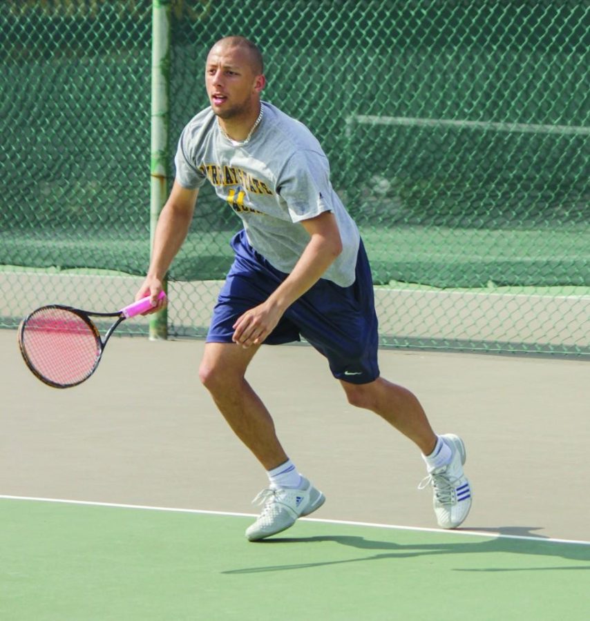 File photo
Junior Aleks Mitric was one of four players selected to participate in the Southern Intercollegiate Championship in Georgia. He played a singles match, and he played doubles with his brother, Nicholas.