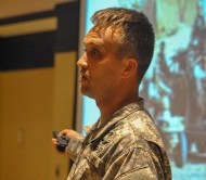 Army physician lectures about career  