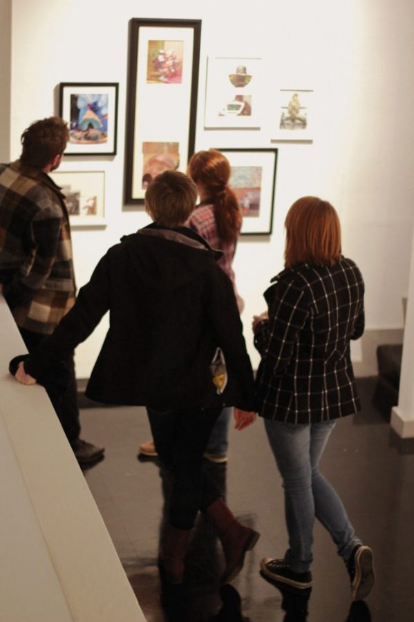 Lori Allen/The News
Students explore the Clara?M. Eagle Gallery in their spare time.