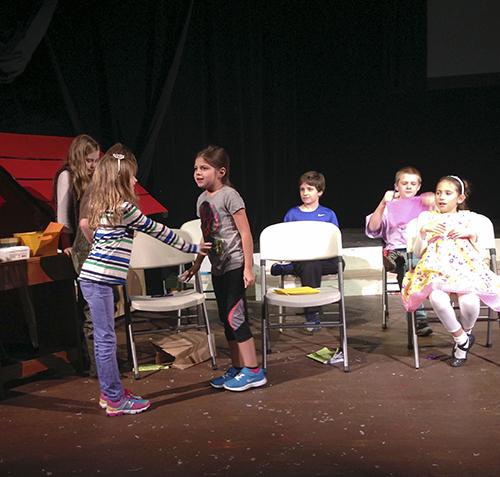 Taylor Inman/The News
Children rehearse for Playhouse in the Park’s upcoming holiday production.