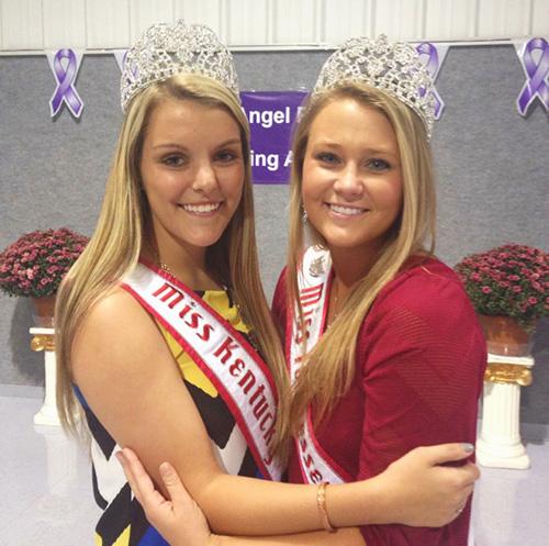 Photo contributed by Natalie Lawerence
Students Natalie Lawerence, junior from Wickliffe, Ky., and Shelby Beloate, sophomore from Pureyar Tenn., serve as National American Miss Teen Kentucky and National Miss Tenneessee for the 2014-2015 year.