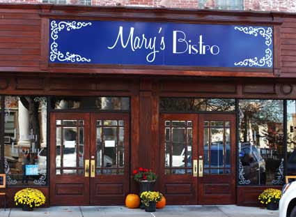 Nicole Ely/The News
After moving downtown earlier this year, Mary’s Bistro has closed its doors.