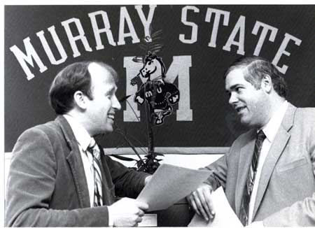 File photo
Professor Bob Valentine and Bob McGaughey have worked together for years at Murray State.