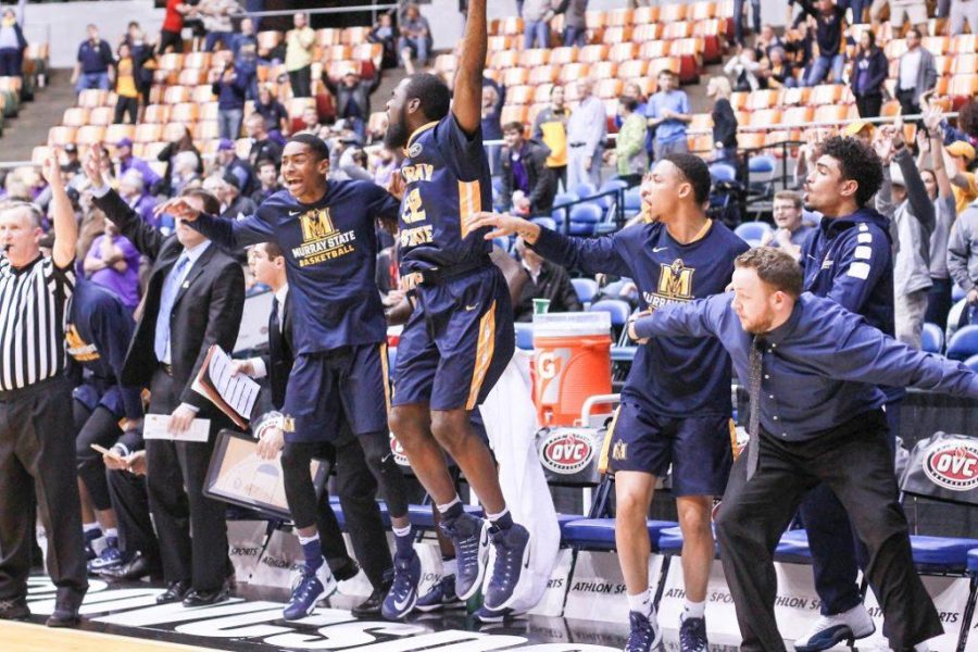 Racers move on to face Morehead State Thursday, March 2 at the Municipal Auditorium in Nashville, Tennessee. Photos by Jenny Rohl/TheNews.