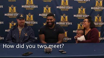 Murray State lineman explains his decision to get married on football field