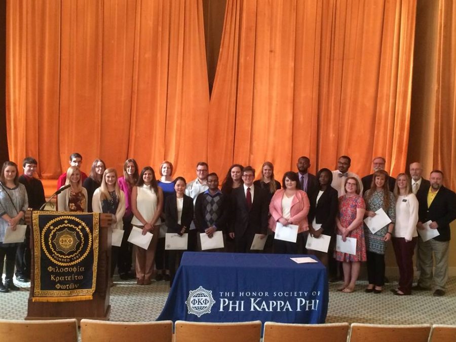Phi Kappa Phi celebrates successes