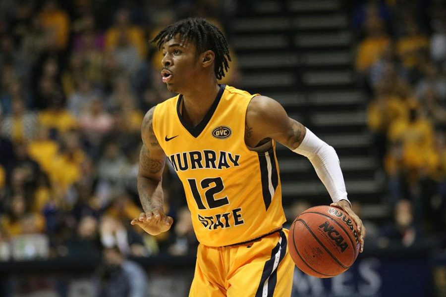 Sophomore guard Ja Morant finished with 20 points in the Racers first OVC loss. (Blake Sandlin/TheNews)