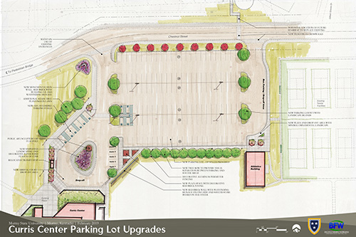 Construction of the parking lot is expected to begin on June 10. (Photo courtesy of Murray State University)