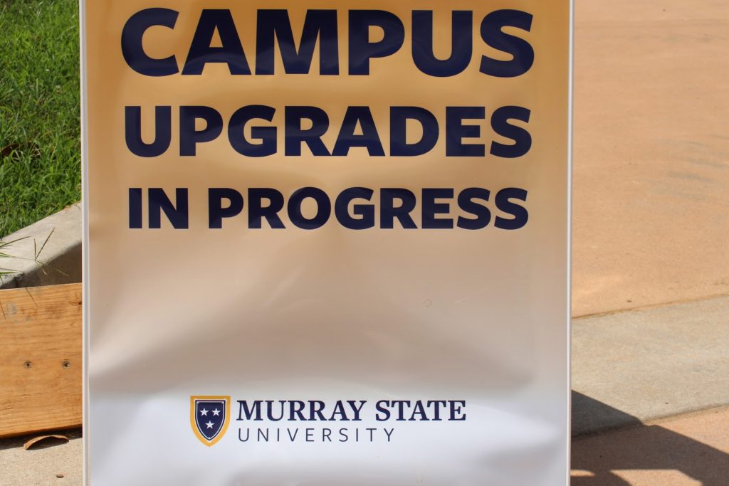 Multiple upgrades are being made to Murray State’s campus for the upcoming school year. (Photo courtesy of Ava Chuppe/TheNews)