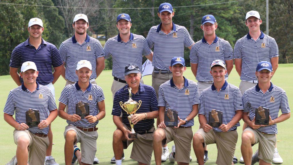 The Murray State mens golf team took first place at MSU Invitational on Tuesday, Sep. 9. (Photo courtesy of Racer Athletics)