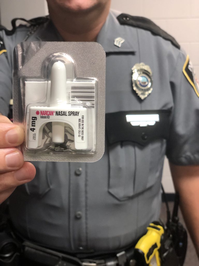 Narcan is a nasal spray that can help reverse an opioid overdose. (Addison Watson/The News)