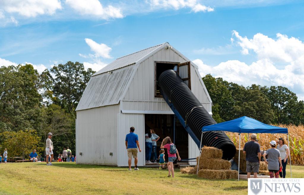 The Barn Slide is put on by the Collegiate Future Farmers of America. (Courtesy of Richard Thompson)