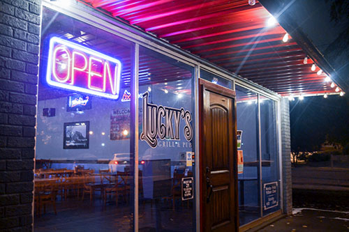 The owners of Lucky’s Grill and Pub applied to obtain their tavern license. (Lauren Morgan/The News)