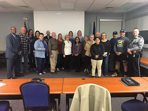 The Citizens Police Academy attendees graduated from the program on Nov. 25. (Addison Watson/The News)