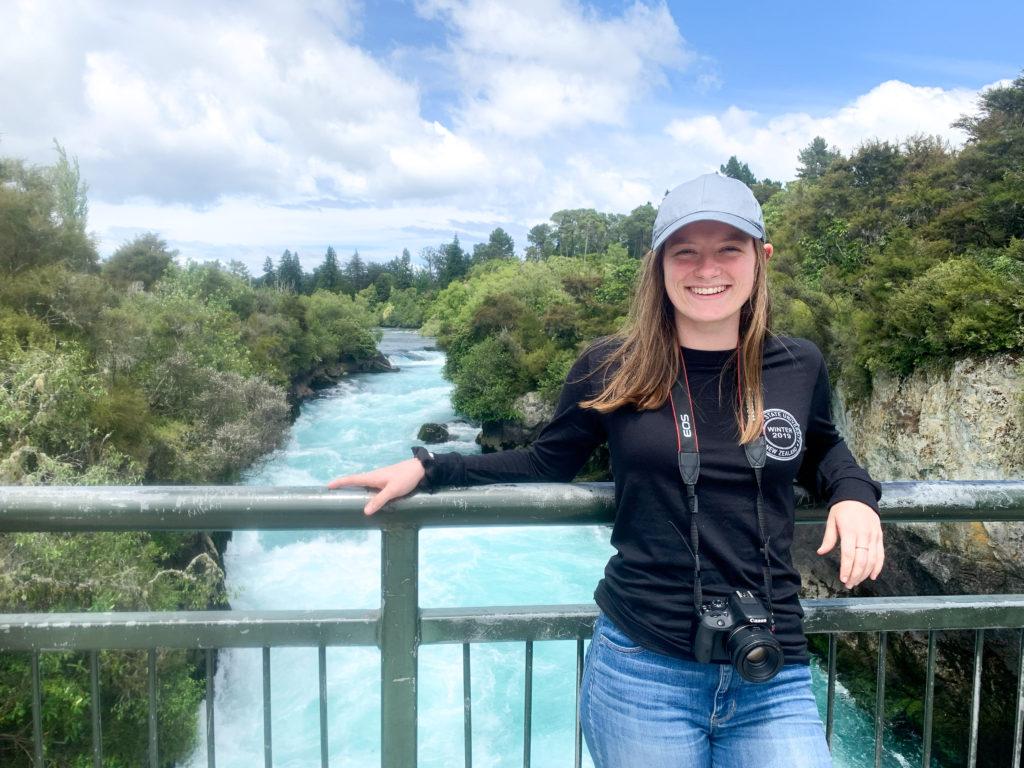 Camryn Clift traveled to New Zealand with the Hutson School of Agriculture. (Photo courtesy of Camryn Clift)