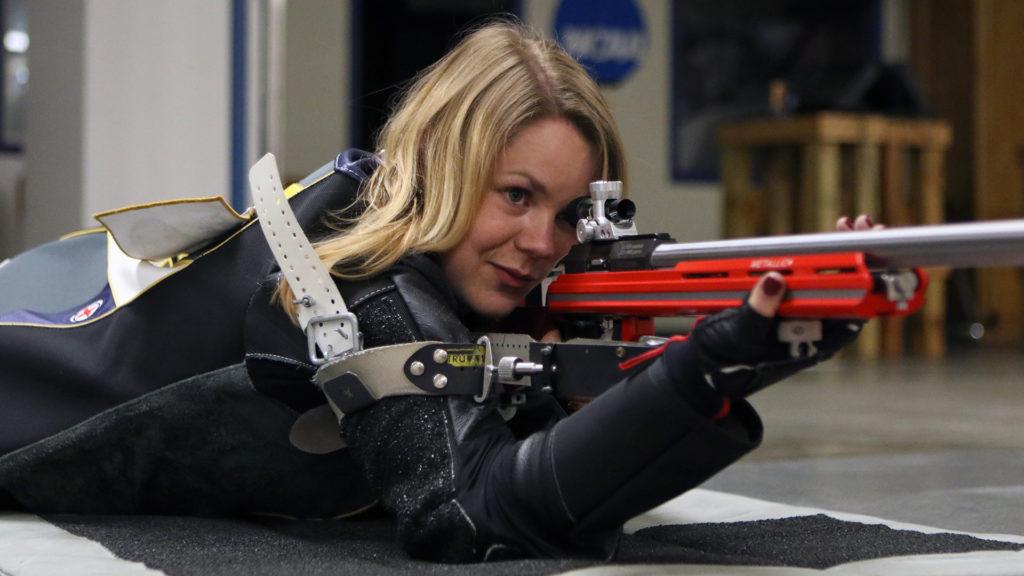Murray State alumna Barbara Schläpfer had one of the most successful rifle careers in the program’s history. (Photo courtesy of Racer Athletics)