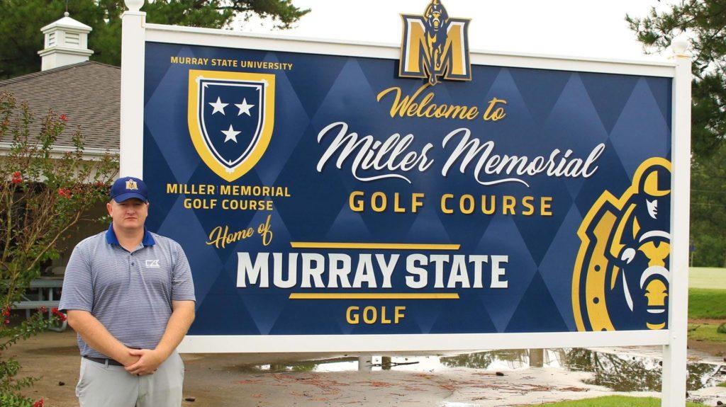 Nick Newcomb is leaving the Benton Country Club golf course to manage Miller Memorial Golf Course. (Photo courtesy of Racer Athletics/Dave Winder)