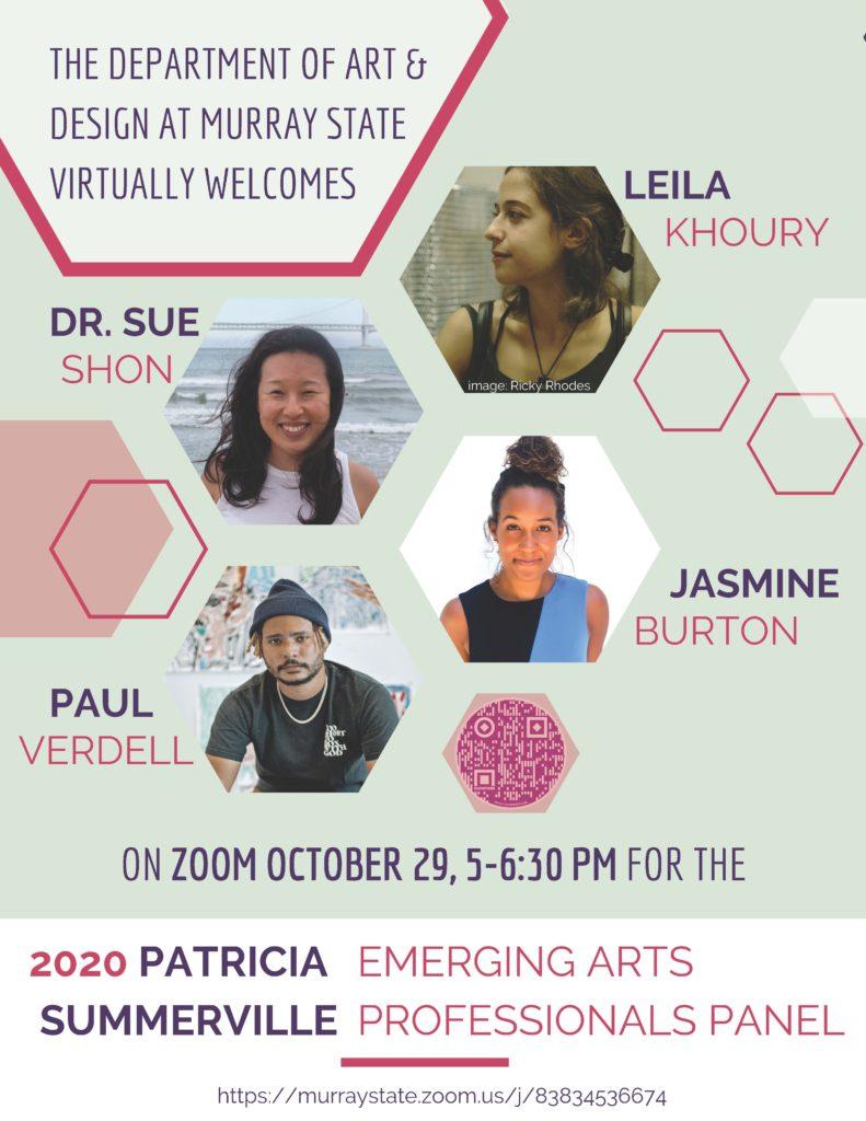 From across the country, the panel of emerging artists will speak to students at Murray State. (Photo courtesy of the Department of Art and Design’s Facebook)
