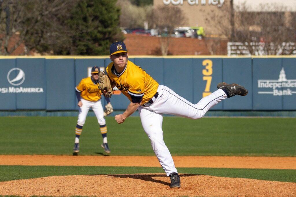 Sophomore lefty Shane Burnss start in game one helped pave the way for a series win against the Gamecocks. (Photo courtesy of David Eaton)