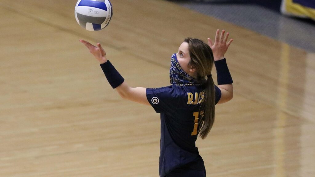 Murray State volleyball will play EIU for a two-game series on March 14-15. (Photo courtesy of Racer Athletics)