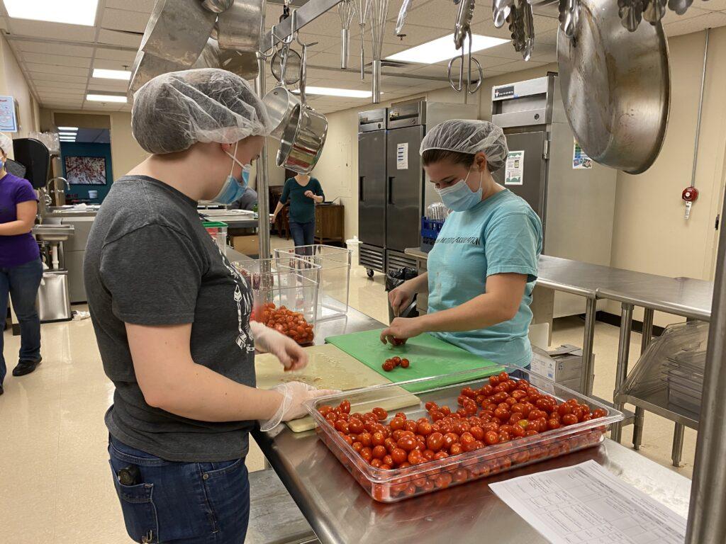 On Monday, March 15, students in meal planning started prepping for their meal on Wednesday. (Dionte Berry/The News)