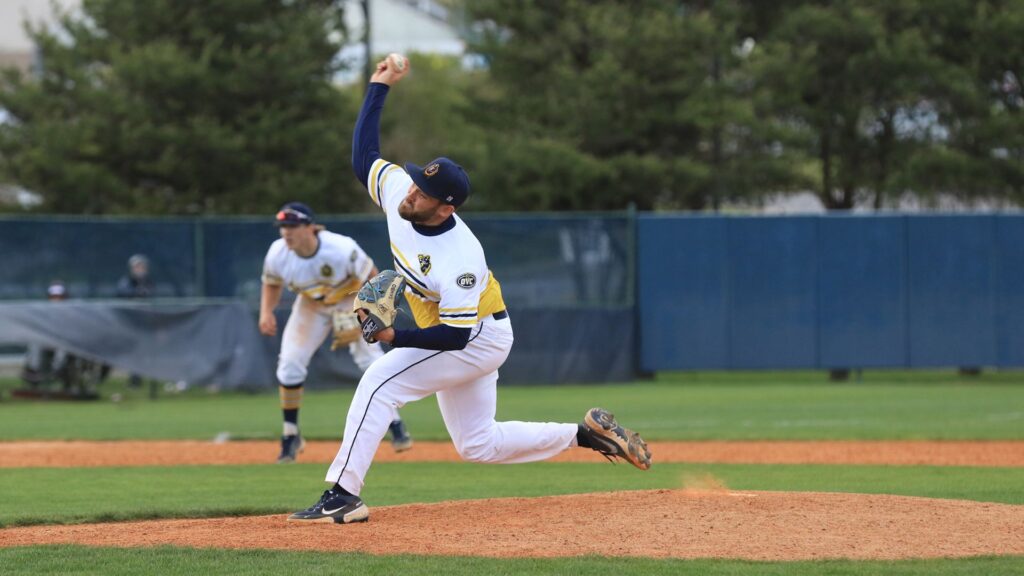 Graduate right-hander Sam Gardner threw a complete game shutout for the Racers, propelling Murray State to a win in game three against Belmont. (Photo courtesy of Parker Griffeth/Racer Athletics)