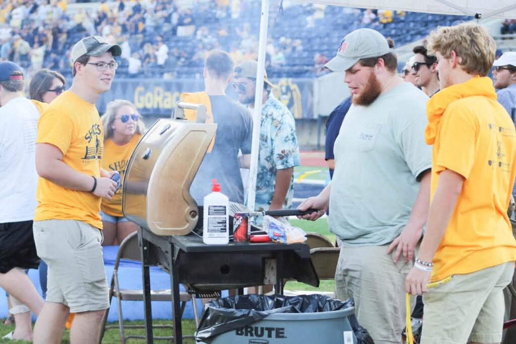 The University has plans for a traditional Homecoming next fall like the 2019 Homecoming pictured above where students are tailgating at the football game. (Kalea Anderson/TheNews)
