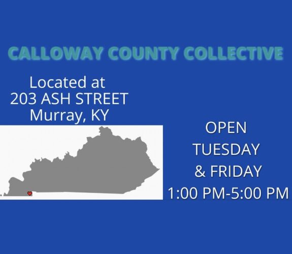 The Calloway County Collective is located at 203 Ash St. and is led by Mary Scott Buck on Facebook. (Graphic courtesy of the Calloway County Collective)