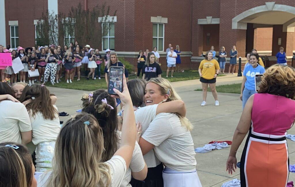 Fall 2021 sorority recruitment took place after the start of the school year. Rachel Essner/The News)