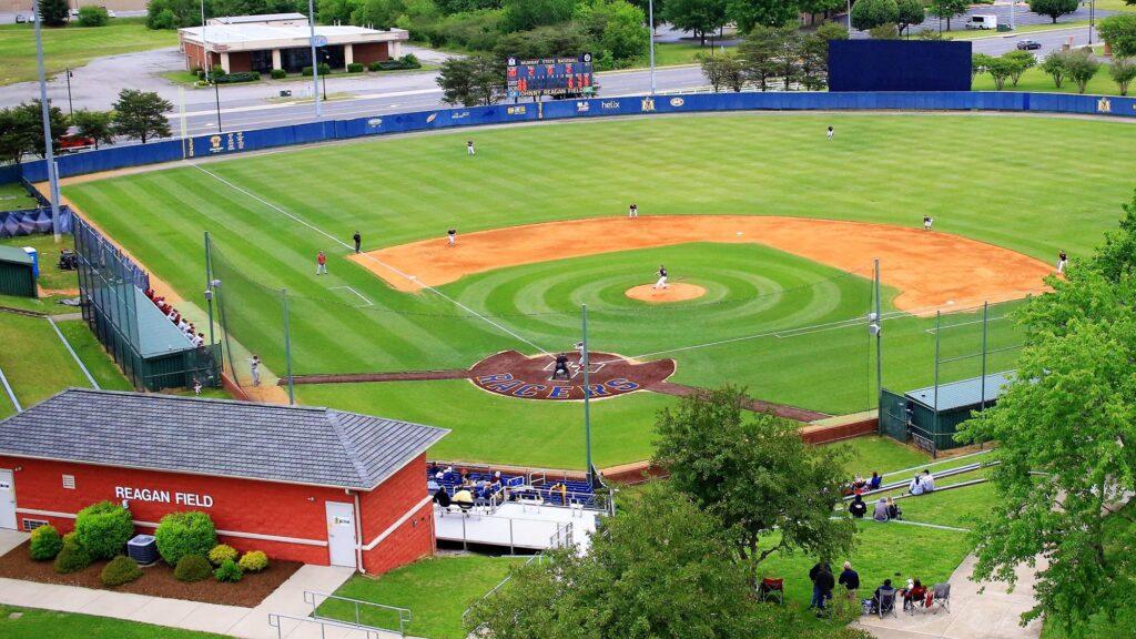 Johnny Reagan Field looks to get new renovations in the near future. Photo courtesy of Racer Athletics.