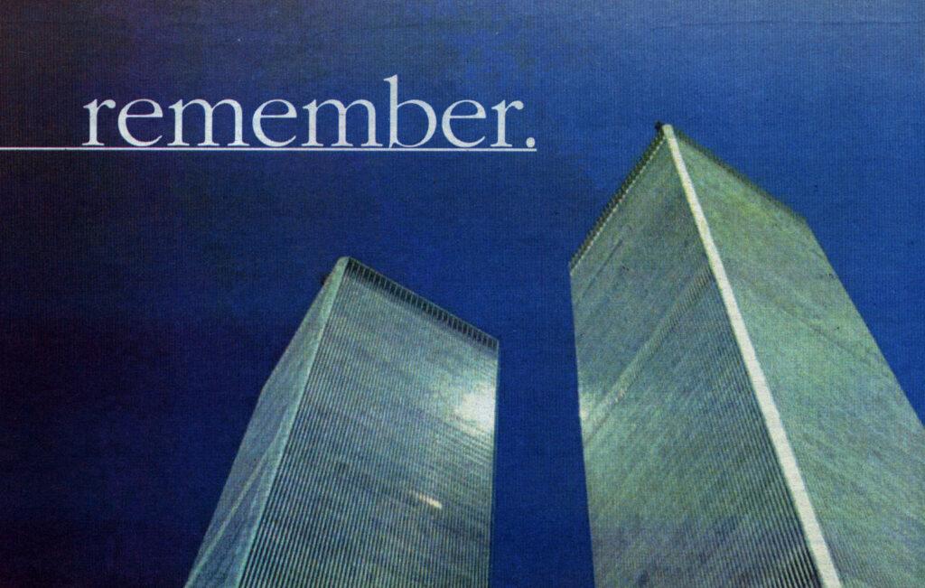 Cover of the 2002 edition one year after 9/11. (The News)