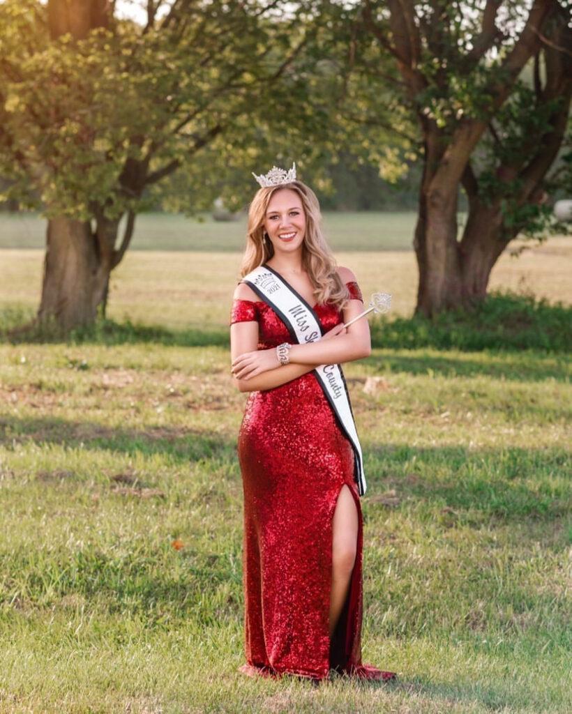 Macey Heselton was crowned 2021 Miss Shelby County at the Shelby County Fair in June (Photo courtesy of Macey Heselton).