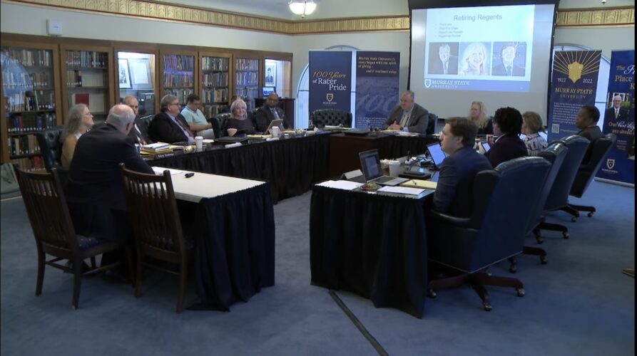 (Screen capture from the Board of Regents Livestream.)