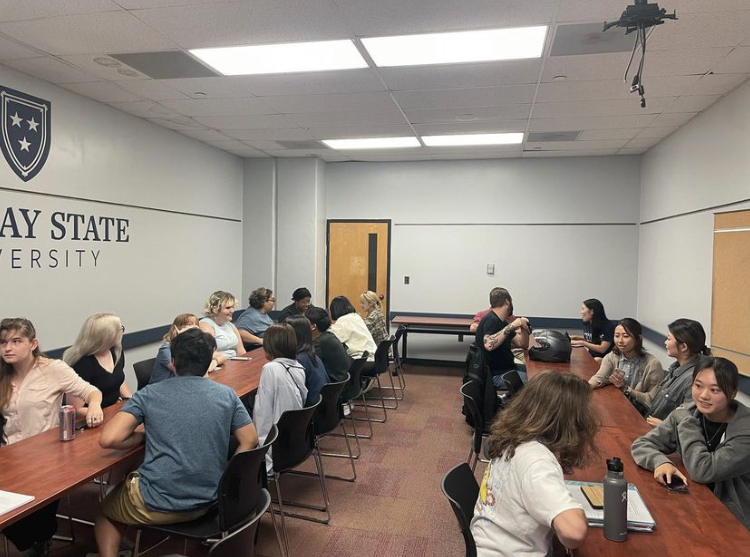The Japanese Club hosted Japanese Table at the Curris Center which allowed for those in the major and those interested in the language to practice their speaking skills. (Photo courtesy of msu.japaneseclub on Instagram)
