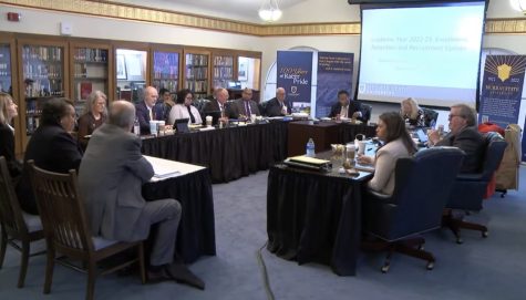 Screenshot of the Dec. 2 Board of Regents meeting.