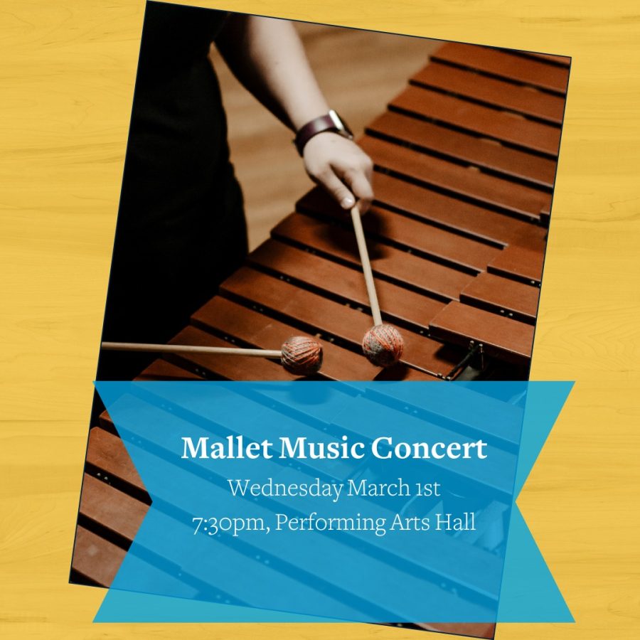 The Mallet Music Concert is one of many musical performances coming this month. (Photo courtesy of @murraystatemusic on Instagram)
