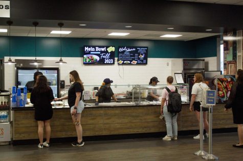 Mein Bowl hosts a temporary take over in the T-Room  on Wednesday, April 19 in advance of its opening fall 2023. (Brock Culp/The News)