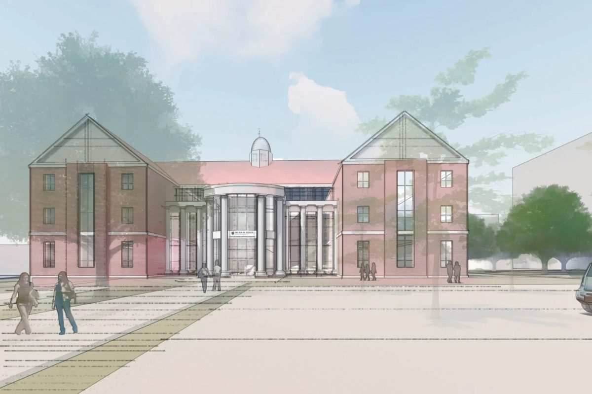 School of Nursing Building Rendering. The illustration was created by RossTarrant Architects, Ayers Saint Gross. Photo provided by Murray State University 