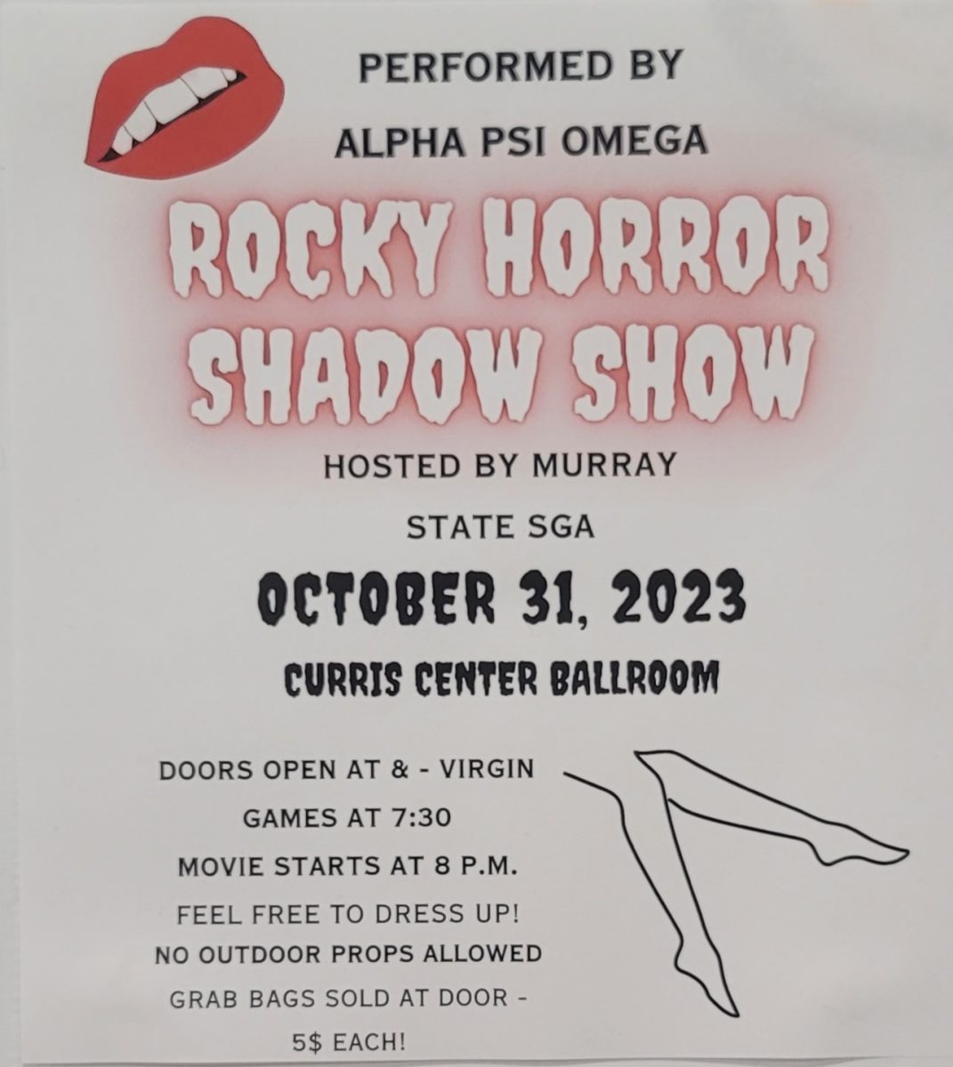 Rocky Horror Shadow Show poster. 