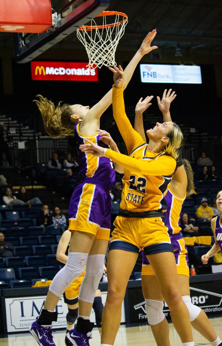 McKay goes up for a rebound during a regular season game last season