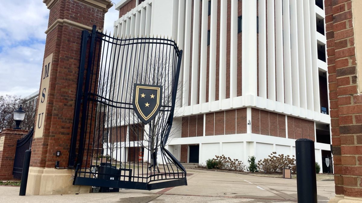 The Murray State gates were damaged mid-morning on Jan. 30. 