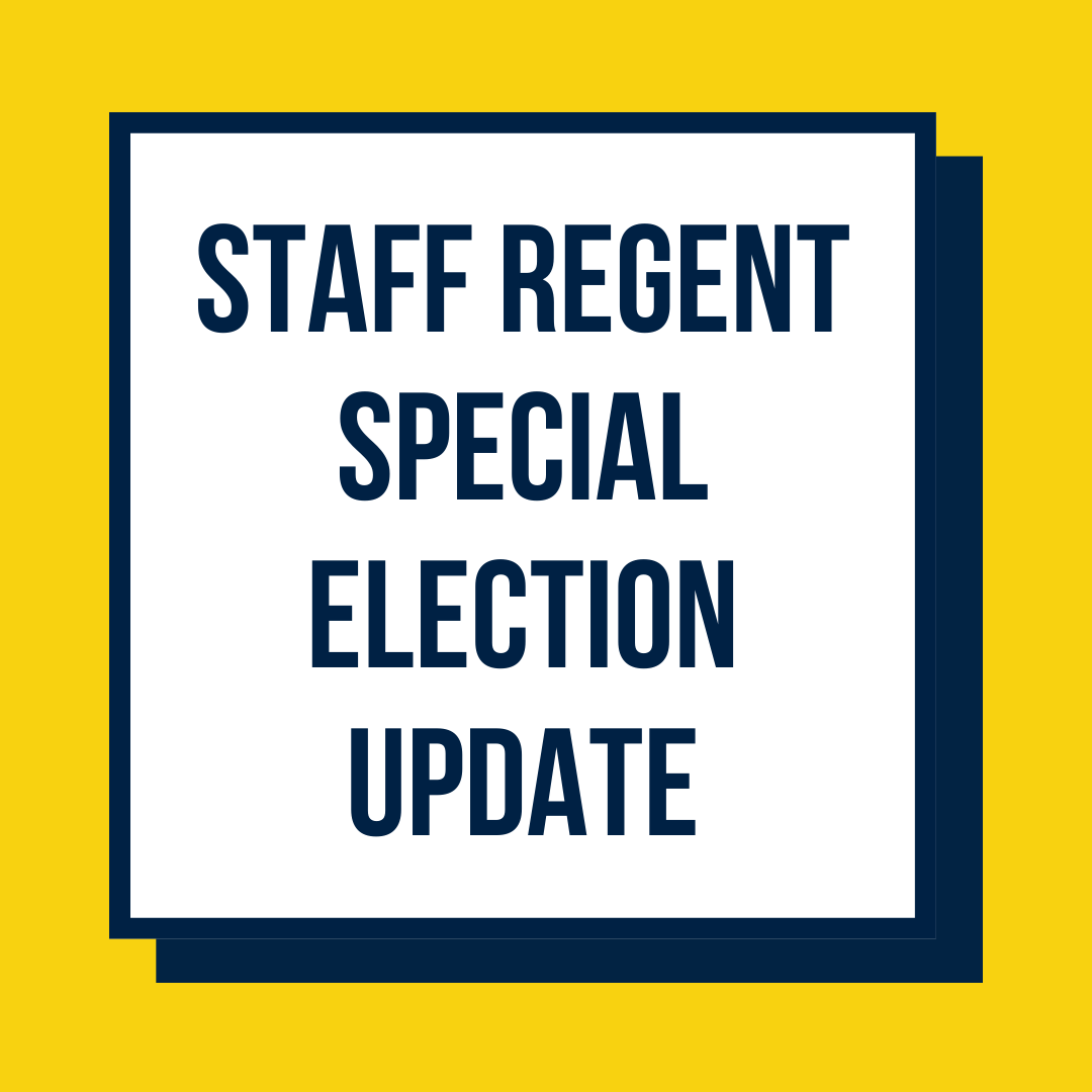 Wilson named staff regent after special run-off election