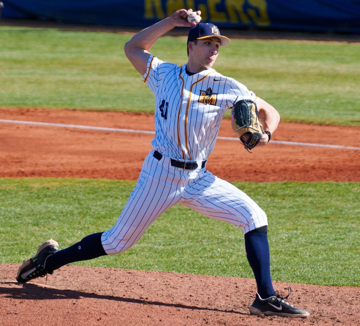 Graduate pitcher Ryan Fender as the starting pitcher for the Racers in the final game of the series against Purdue Fort Wayne. 