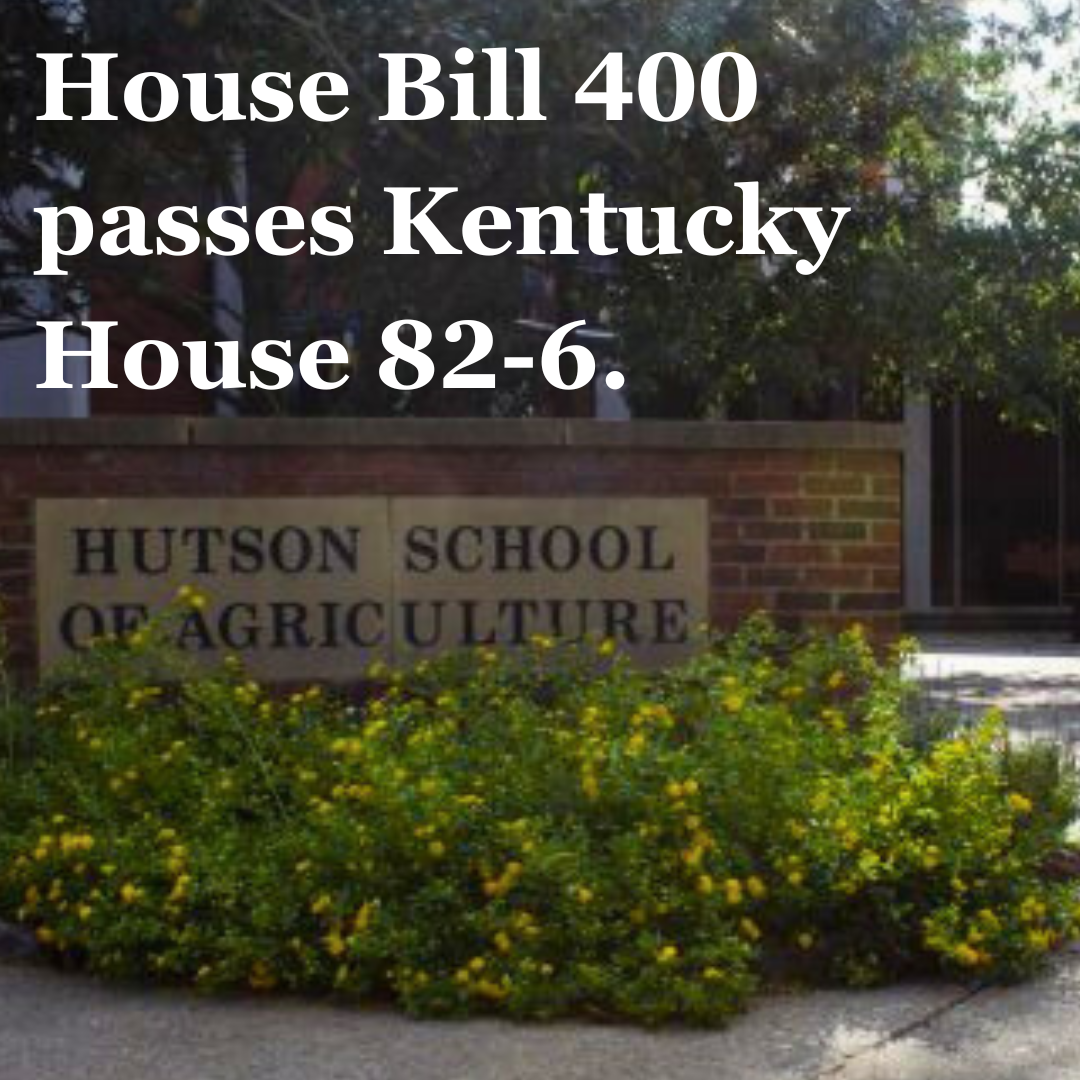 House Bill 400 passes,