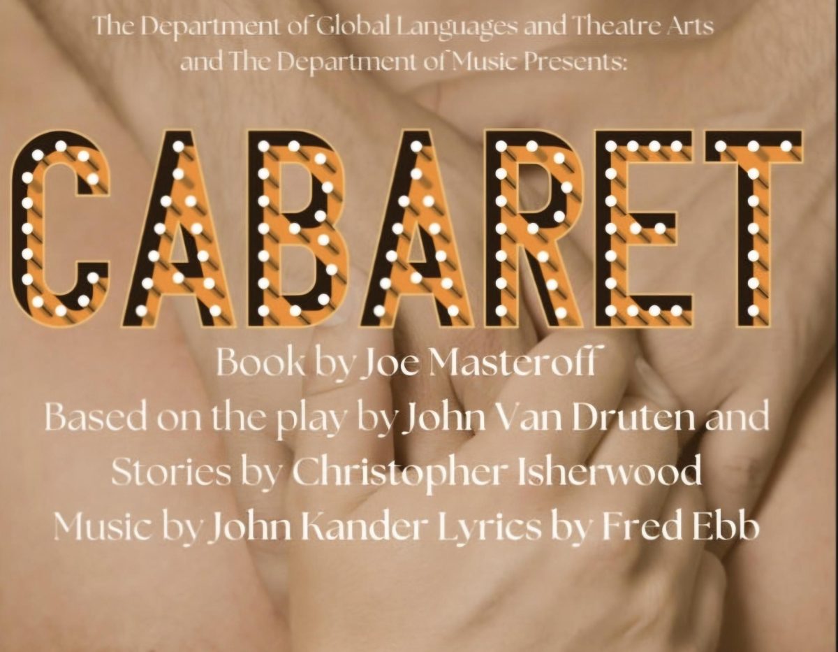 Cabaret the musical is to be performed from April 25-28. 