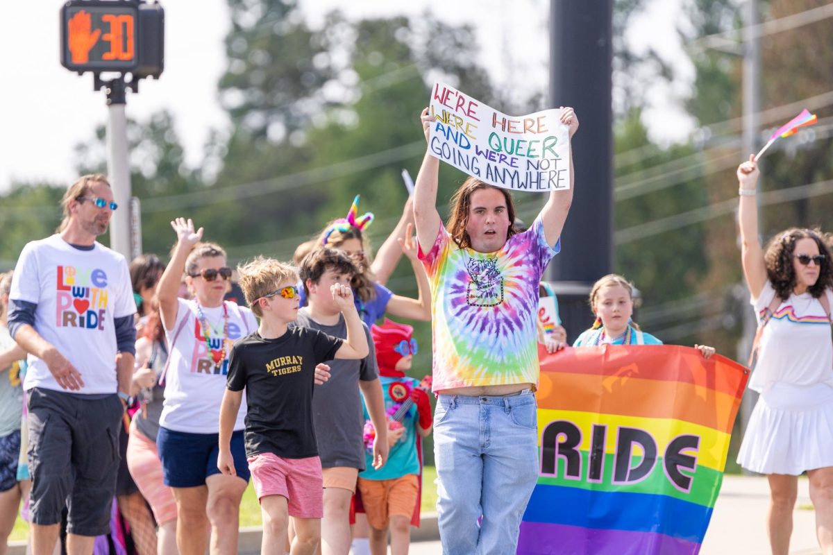 The community teams together to celebrate Pride. 